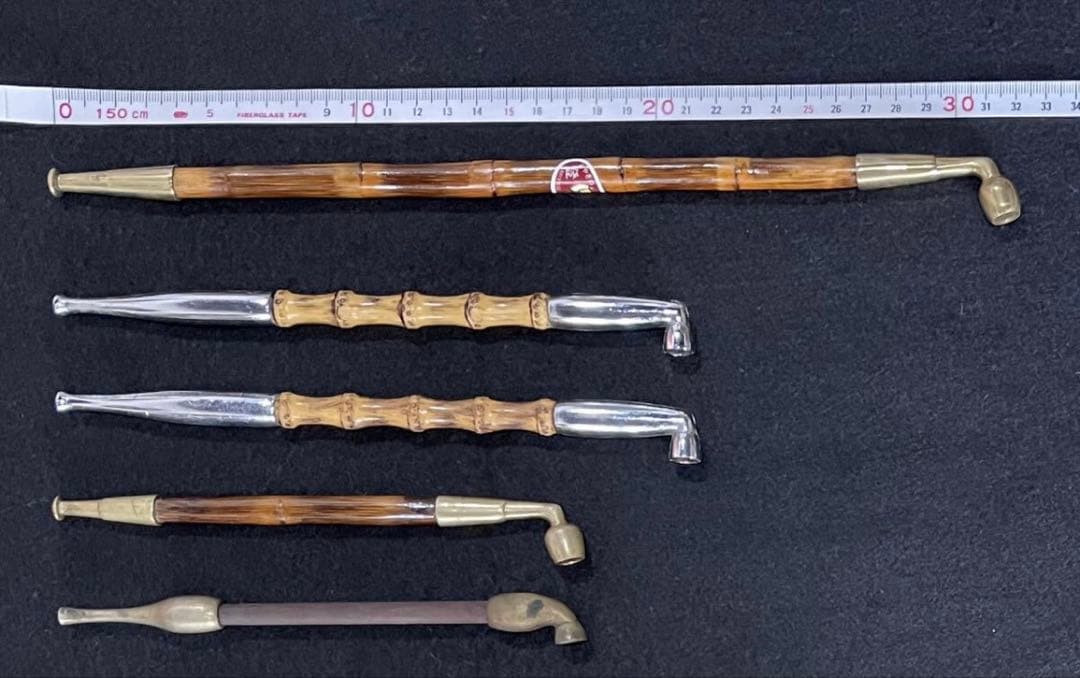 煙管×5管 喫煙用品 喫煙具 時代物 骨董