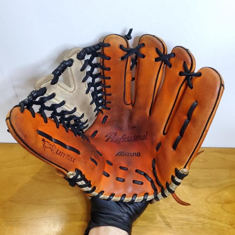 ミズノ 高橋由伸モデル Y字ウェブ 限定カラー 児童用 外野用 軟式グローブ