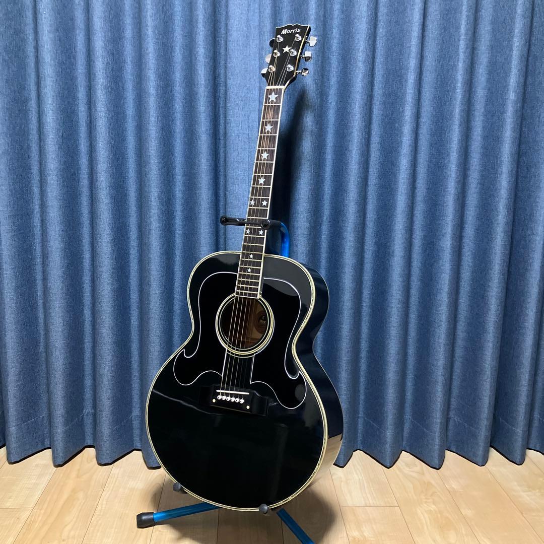 Morris WJ-50 モーリス アコースティックギター　当時の付属品付