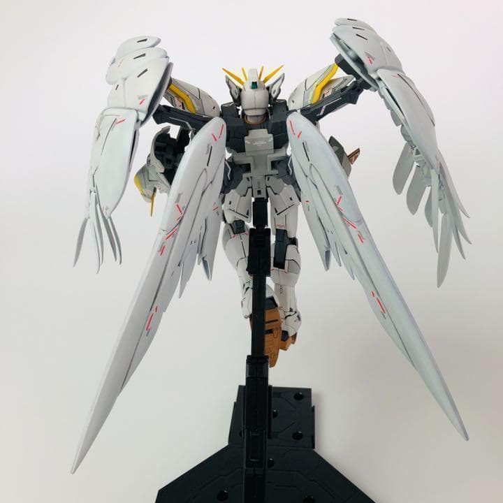 ウイングガンダムゼロ スノーホワイトプレリュード ew ver ka 塗装完成品