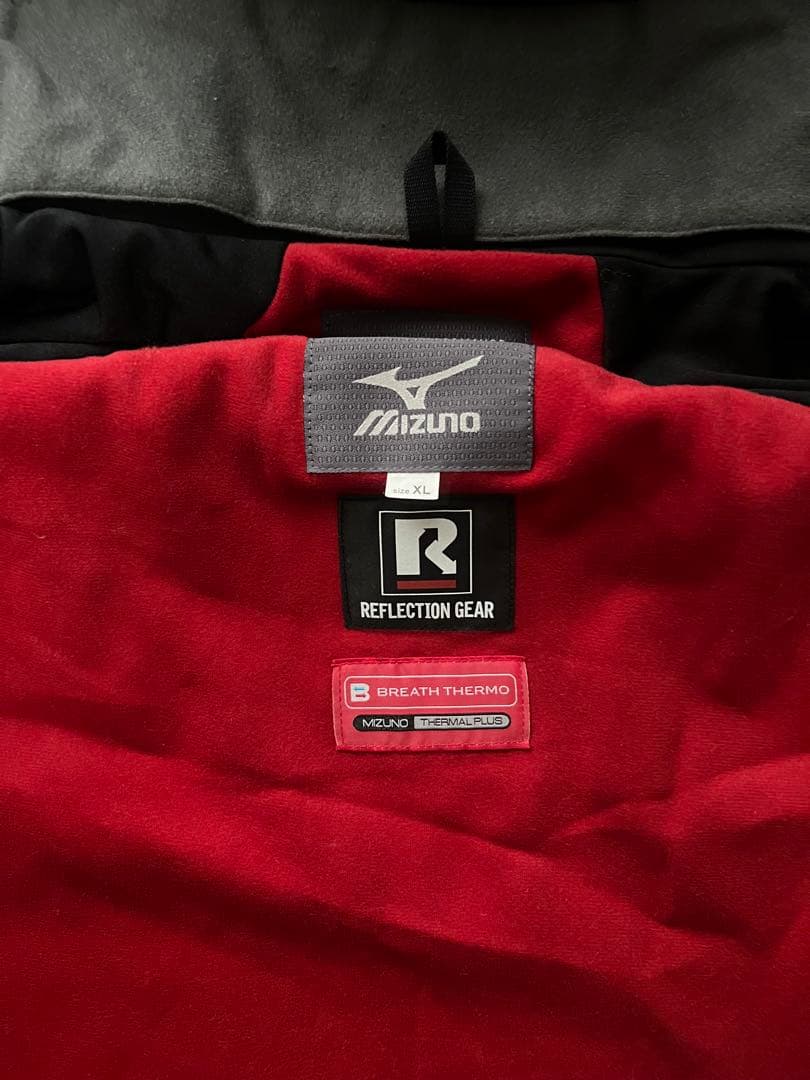 Mizuno ブラック スキーウェア フード付き