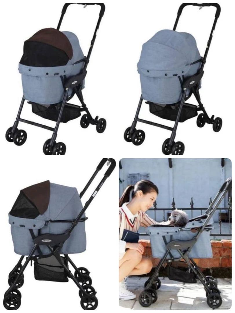 compet コムペット ペットカート　ミリミリライトプラス　レイクブルー