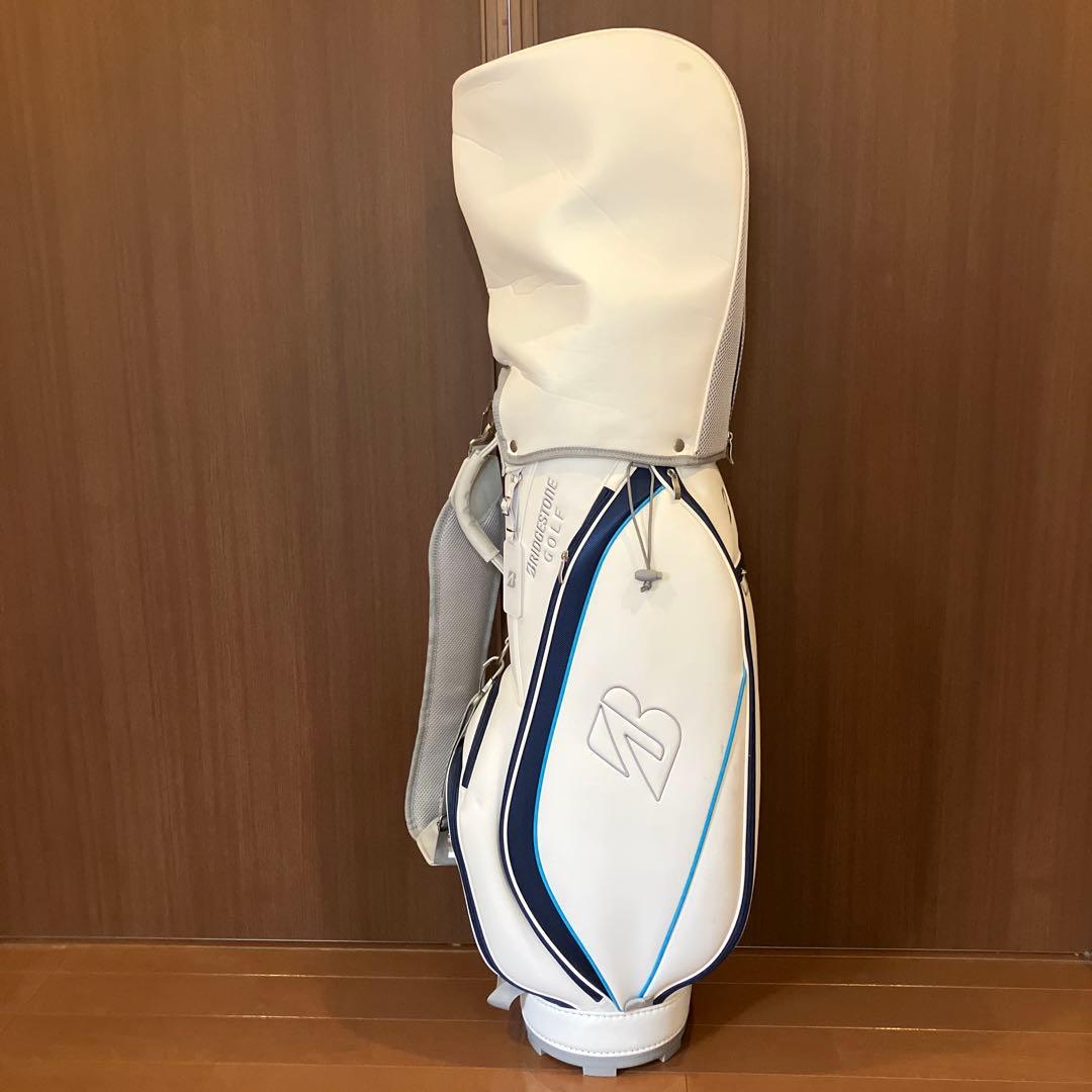 ブリヂストン キャディバッグ ホワイト/ネイビー