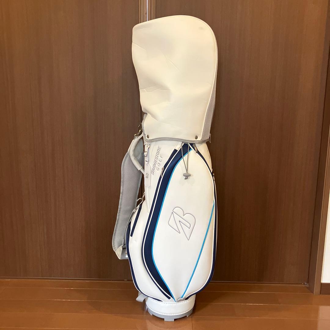 ブリヂストン キャディバッグ ホワイト/ネイビー