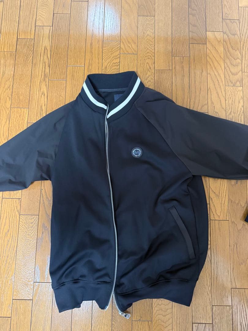 新品未使用品　muta 黒 ジップアップジャケット L セットアップ