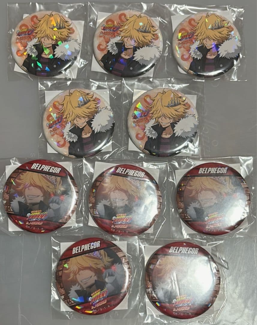 家庭教師ヒットマンREBORN!/ベルフェゴール/J-WORLD/ホロ缶バッジ