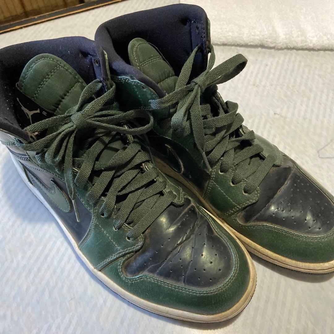 Nike エアジョーダン ハイカットシューズ グリーン/ブラック
