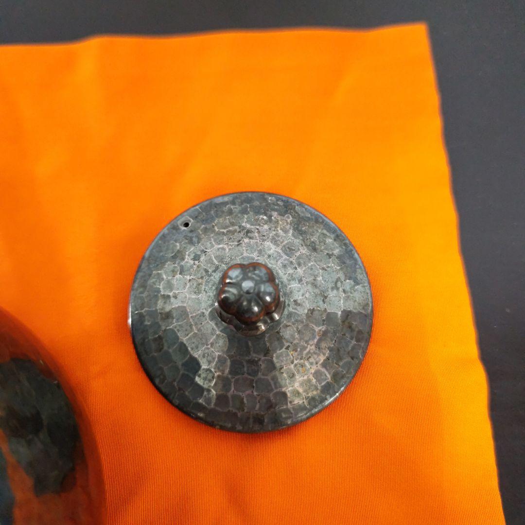 いぶし銀 鎚目 銀瓶