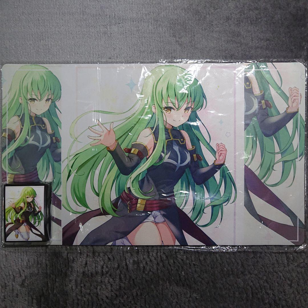 α1 コードギアス 開く髪の毛&黒の騎士団服 CC スリーブ&プレイマット