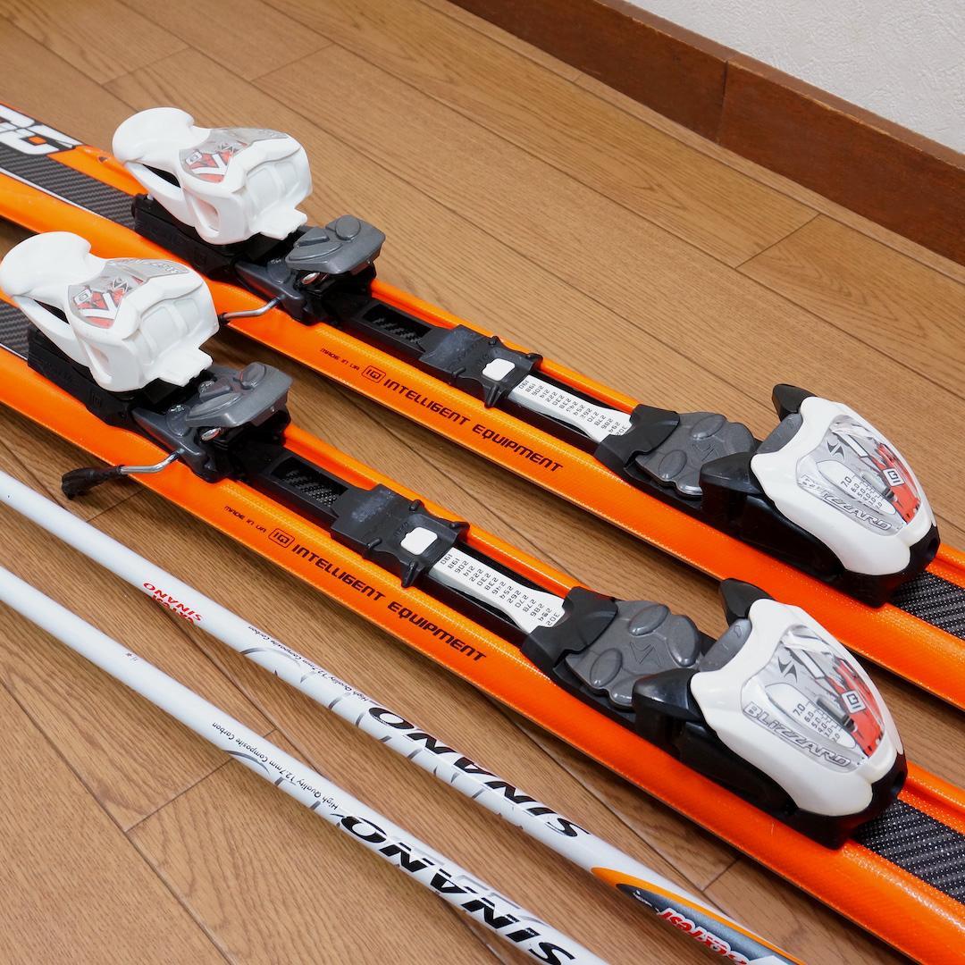 メンテ済 140cm 靴25cm BLIZZARD 中高生向き スキーセット