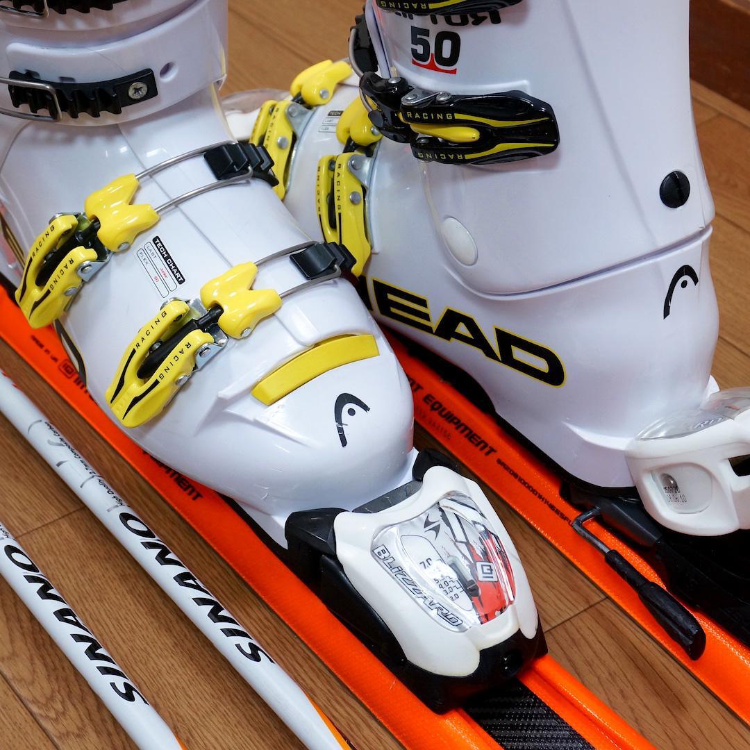 メンテ済 140cm 靴25cm BLIZZARD 中高生向き スキーセット