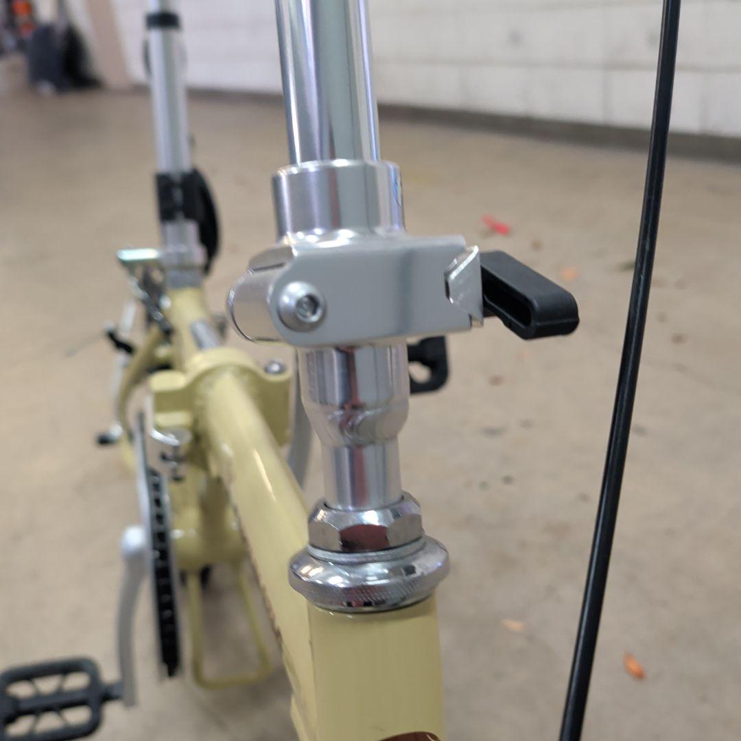 CAPTAIN STAG 折りたたみ自転車 ベージュ