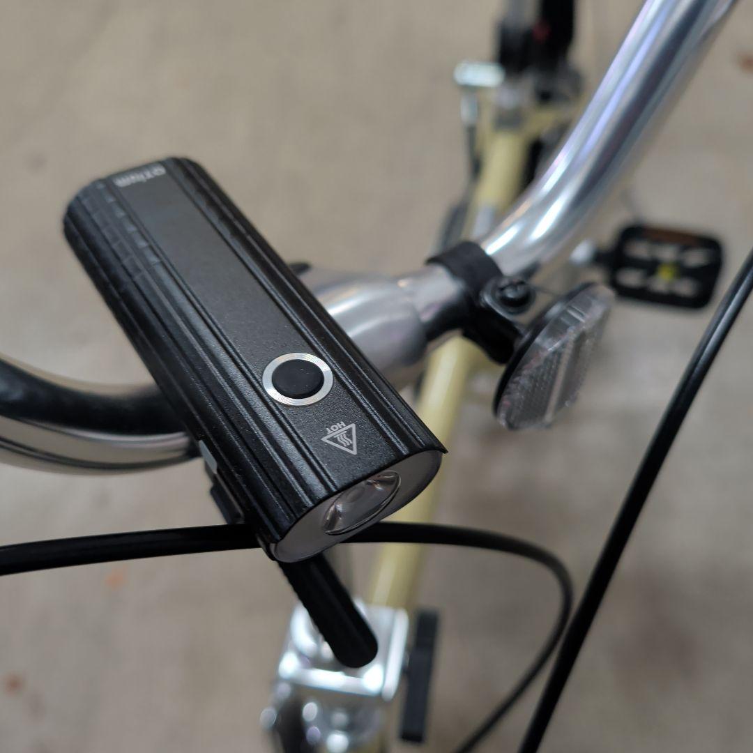 CAPTAIN STAG 折りたたみ自転車 ベージュ