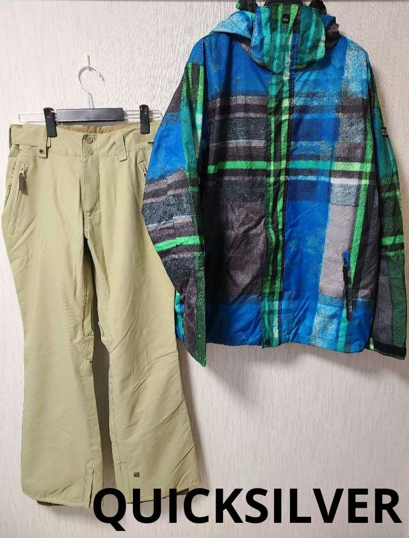 【上下セット】QUICKSILVER スノーボードウェアJK／PT