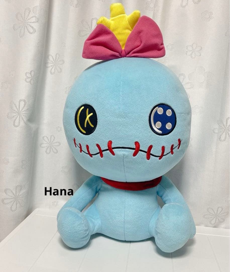 激レア⁉︎ 特大 ディズニー リロ＆スティッチ スクランプ ぬいぐるみ インテリア