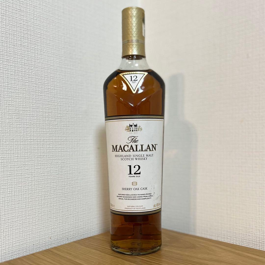 【未開封】ザ・マッカラン 12年 700ml シングルモルト　MACALLAN