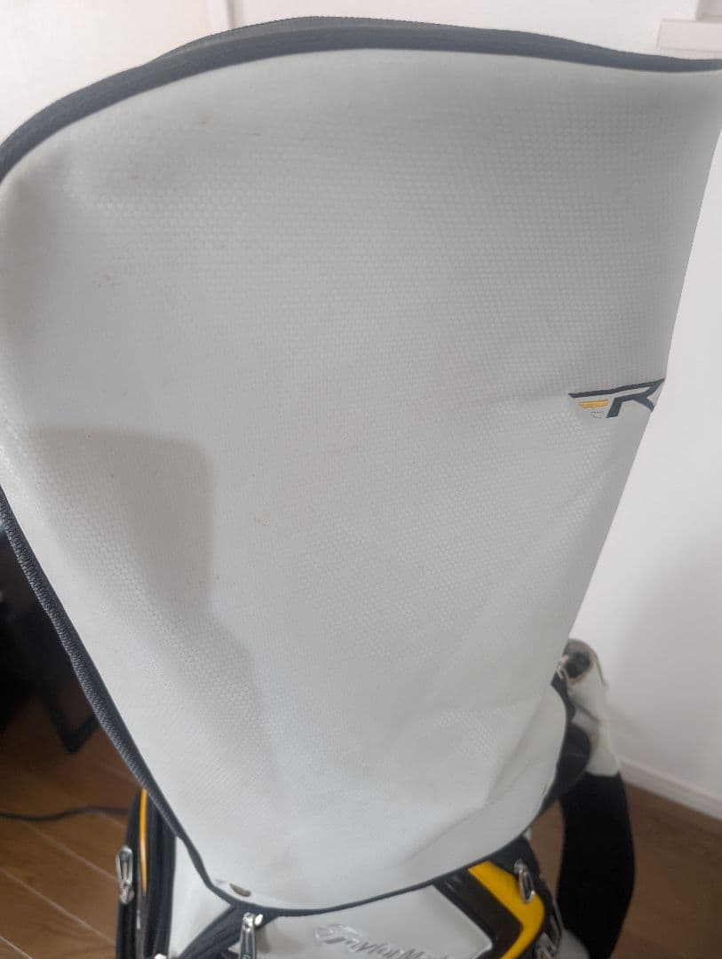 テーラーメイドキャディバッグ ホワイト/イエロー