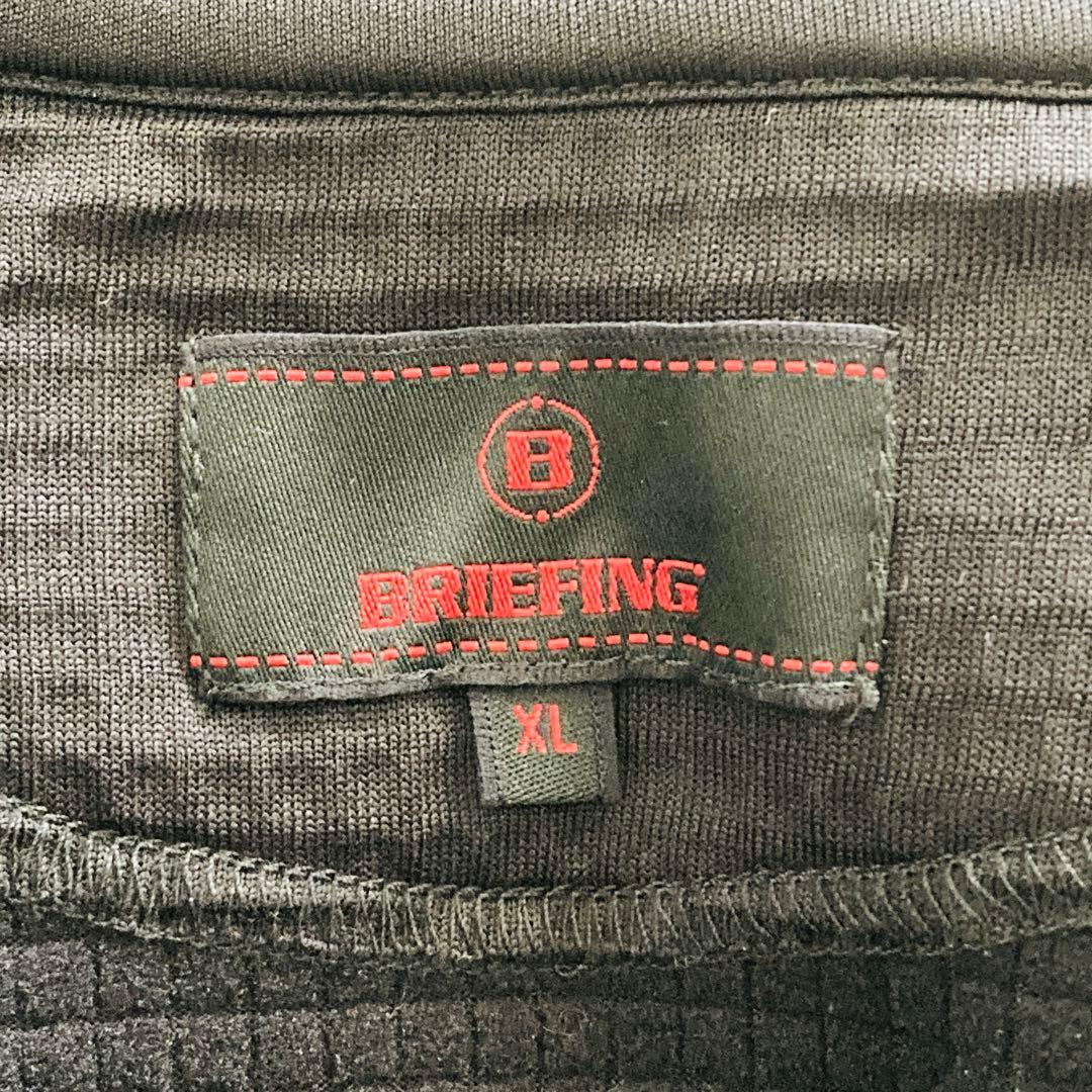 【美品】BRIEFING ブリーフィング ゴルフ プルダウンパーカー ブラック
