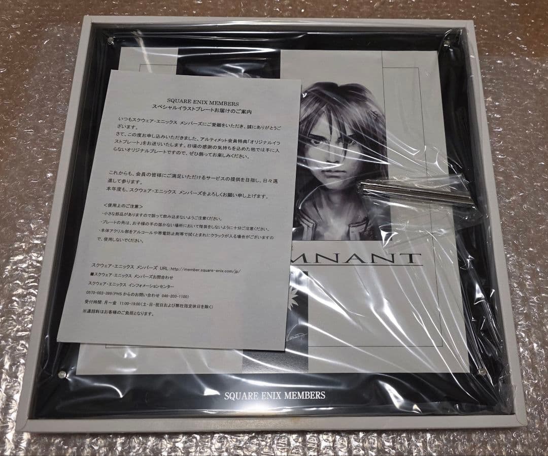 ラストレムナント THE LAST REMNANT イラストプレート 非売品レア