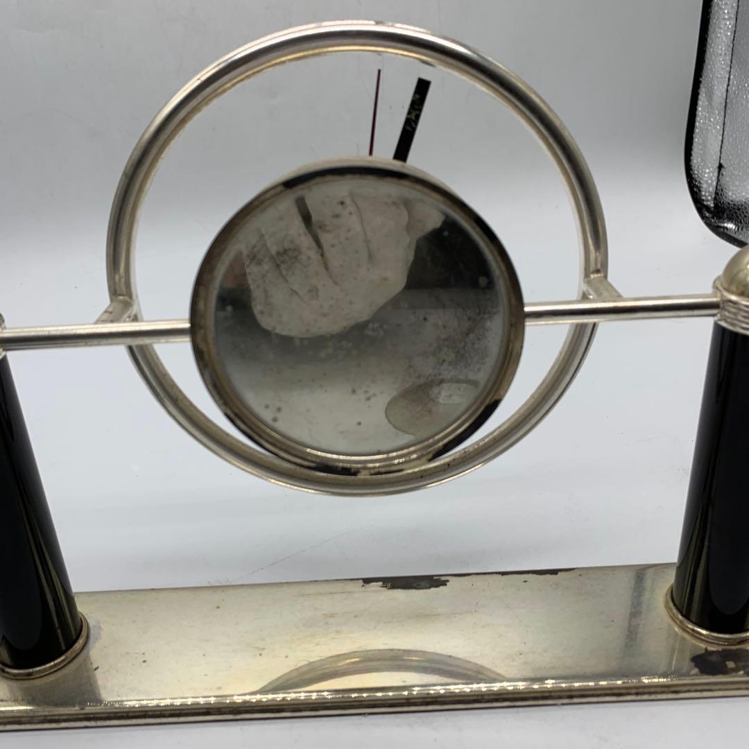 クリストフル 卓上時計 キャンドルスタンド セット 稼働品