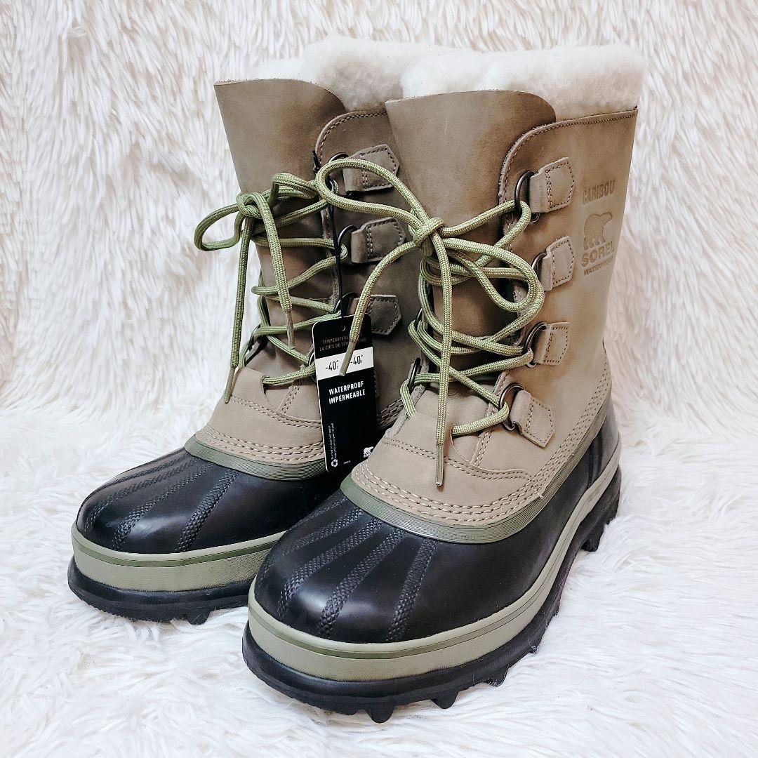 未使用 タグ付✨SOREL/ソレル CARIBOU スノーブーツ 防水