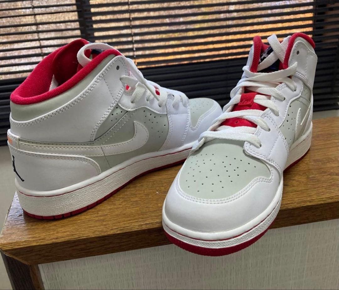 シューズ(女性用) NIKE AIR JORDAN 1 MID WB BG 24cm
