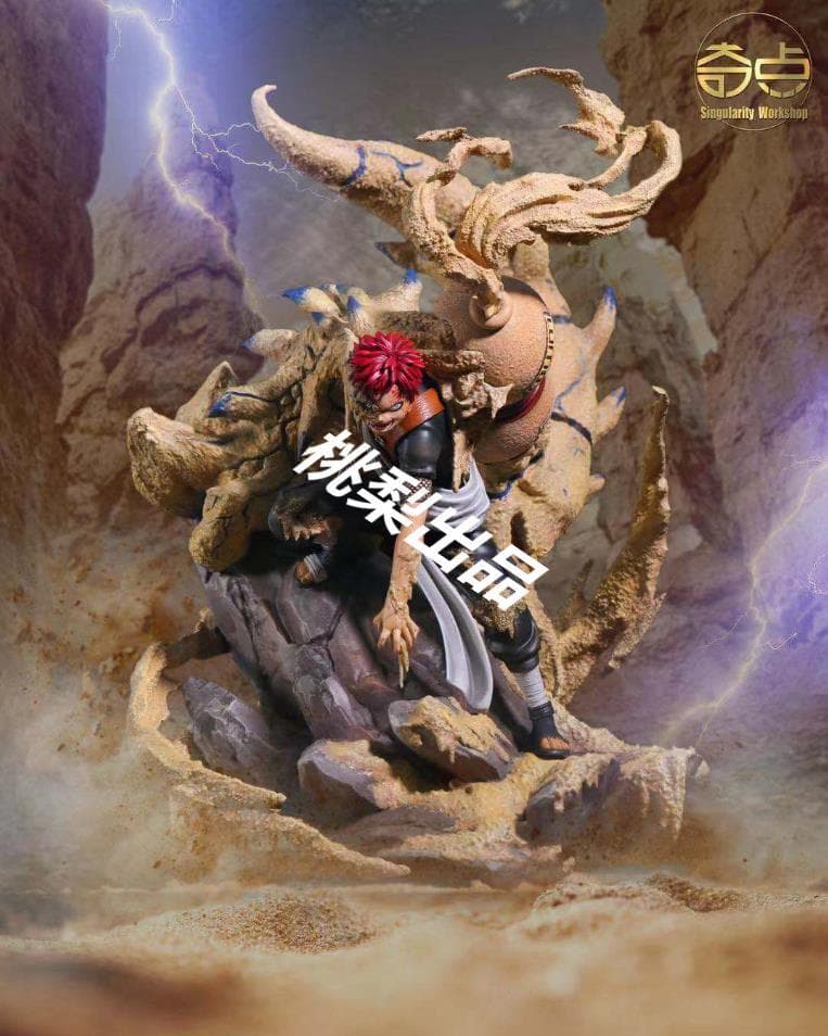 新品未開封『NARUTO』奇点 我愛羅 フィギュア  ガレージキッ スタチュー