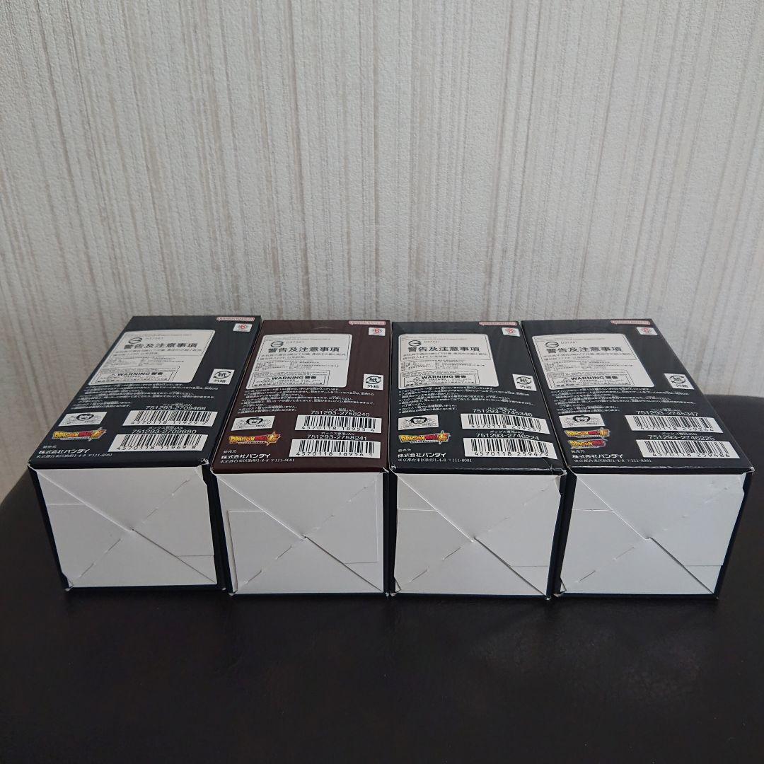 送料込み テープ付き 未開封 ドラゴンボールフュージョンワールド 4boxセット