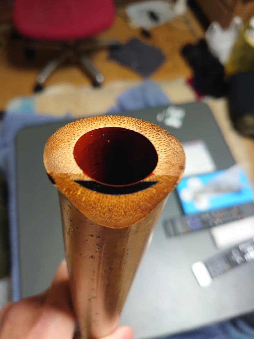 尺八本体 竹製 約75cm