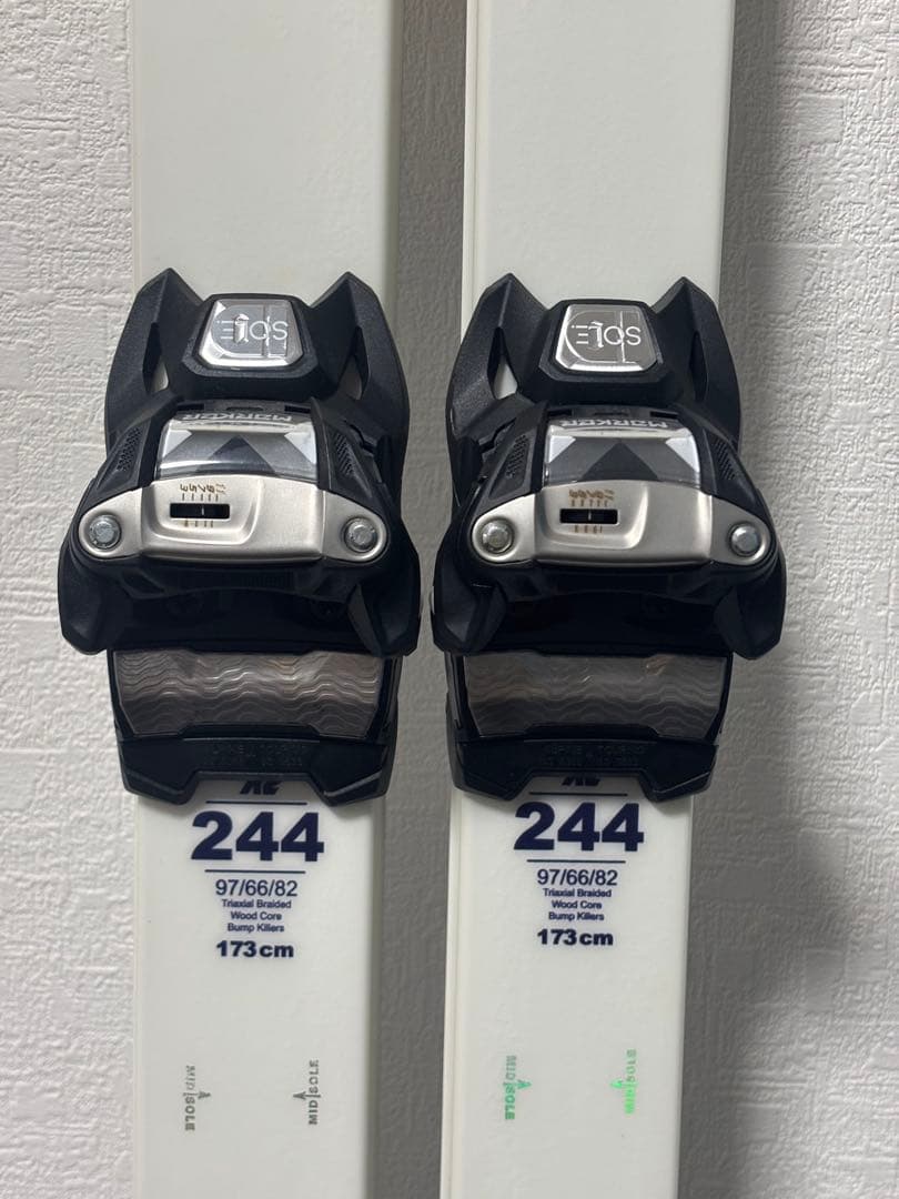 【美品】K2 244 173cm × MARKER SQUIRE