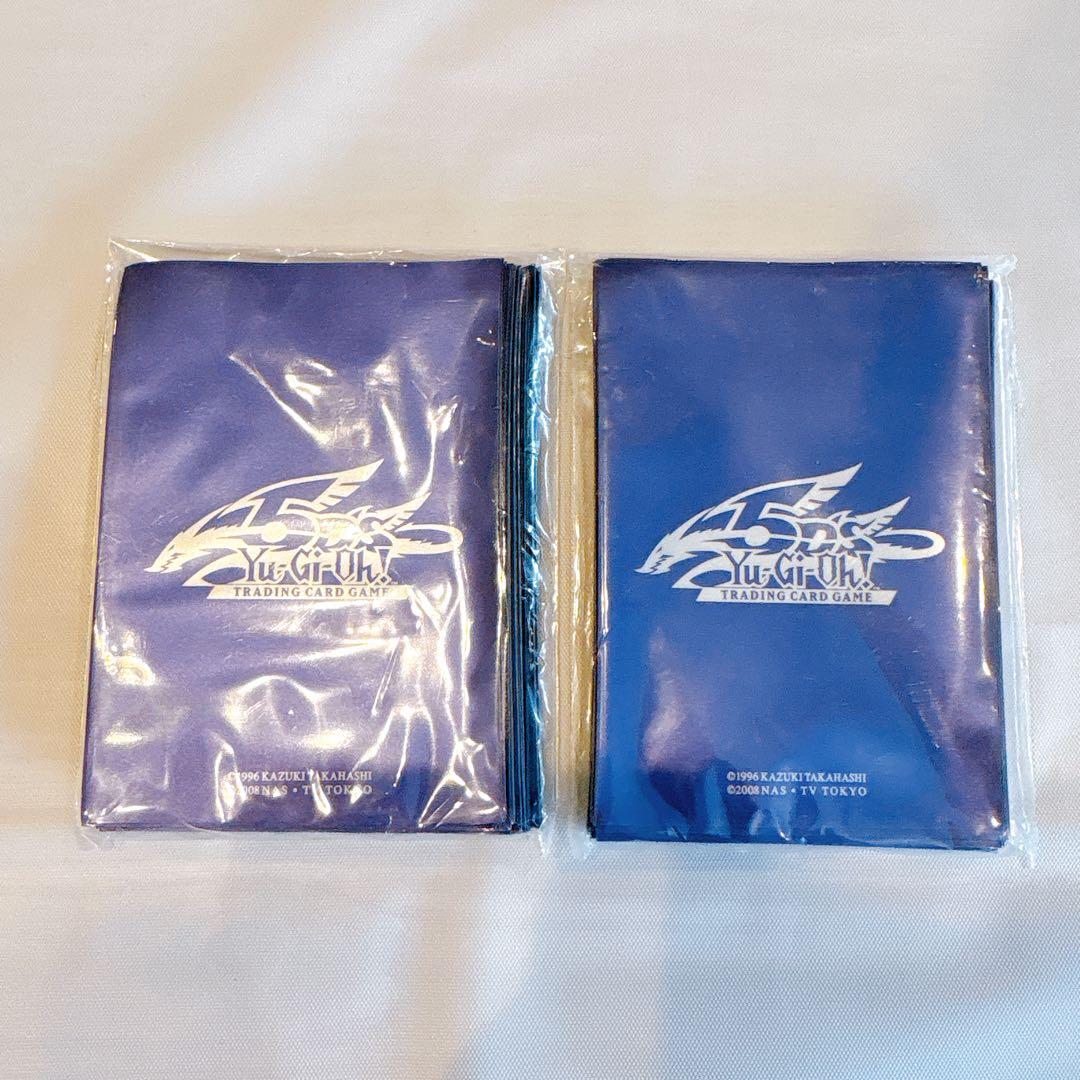 未使用 遊戯王5D's 海外版 スリーブ ティン缶 パープル 40枚×2