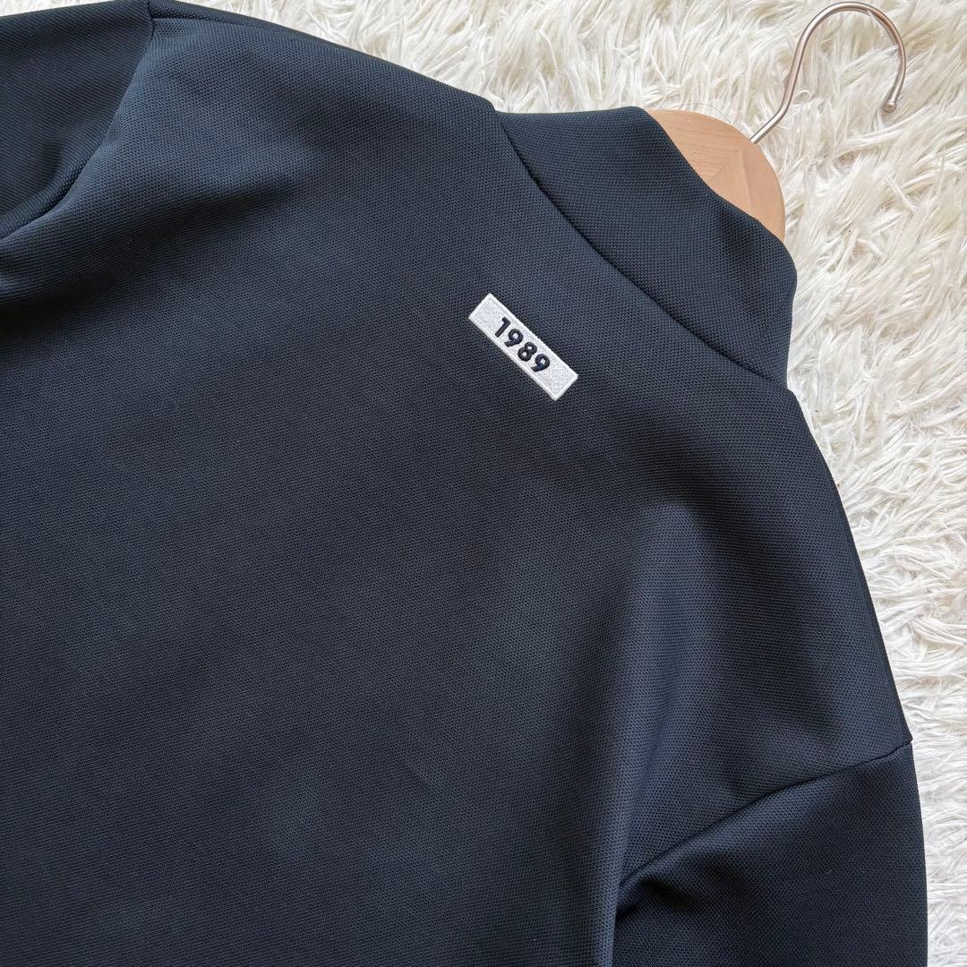 極美品✨パーリーゲイツ モックネックシャツ 長袖 春秋冬用 ロゴライン 刺繍 6