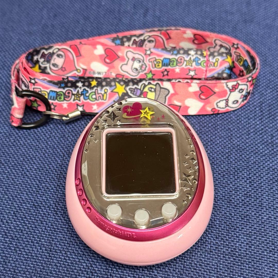 平成レトロ　たまごっち　iDL プリンセススペイシー　本体　ストラップ付き