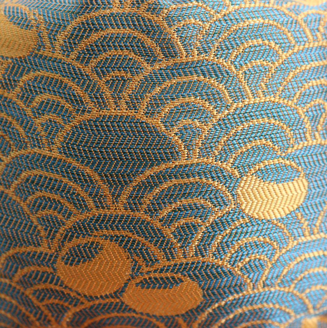 中谷秀斉作 覚々斎好写 老松 薄茶器 壷々青海波仕覆 茶道具　V942　T1