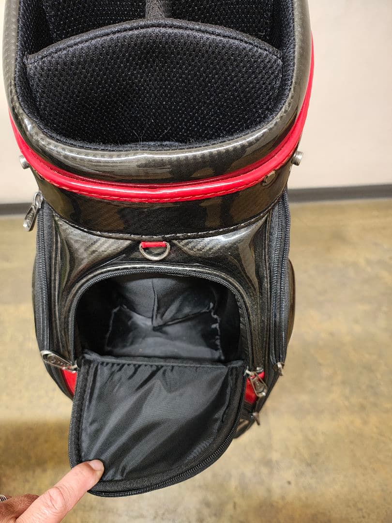 Lexus キャディバッグ ブラック/レッド