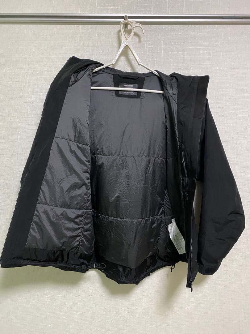 [シマノ] ゴアテックス ウォームレインジャケット ブラック M RB-01JU