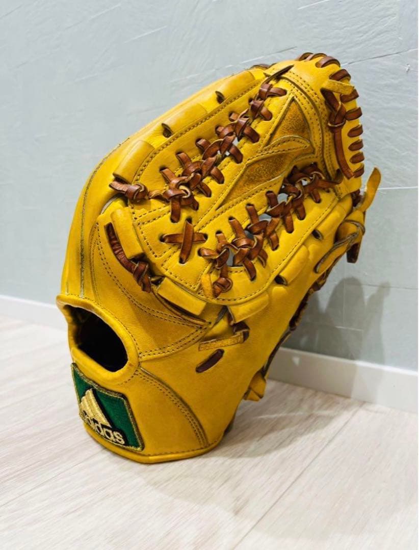 廃盤レア アディダス adidas 硬式グラブ 内野手用 高校野球対応