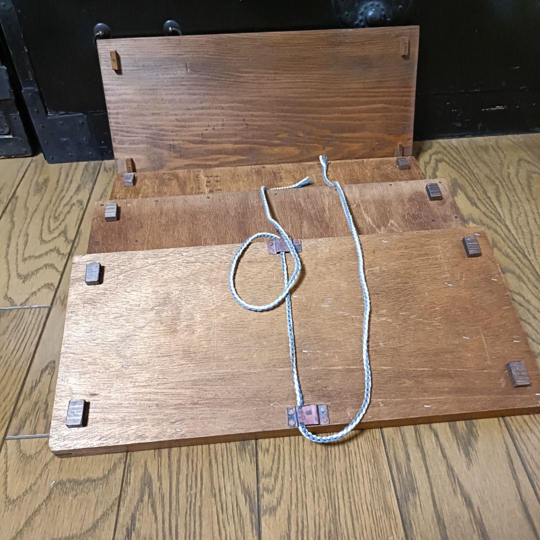 プリンタートレイ　活字ケース　3段重　収納箱　アンテーク