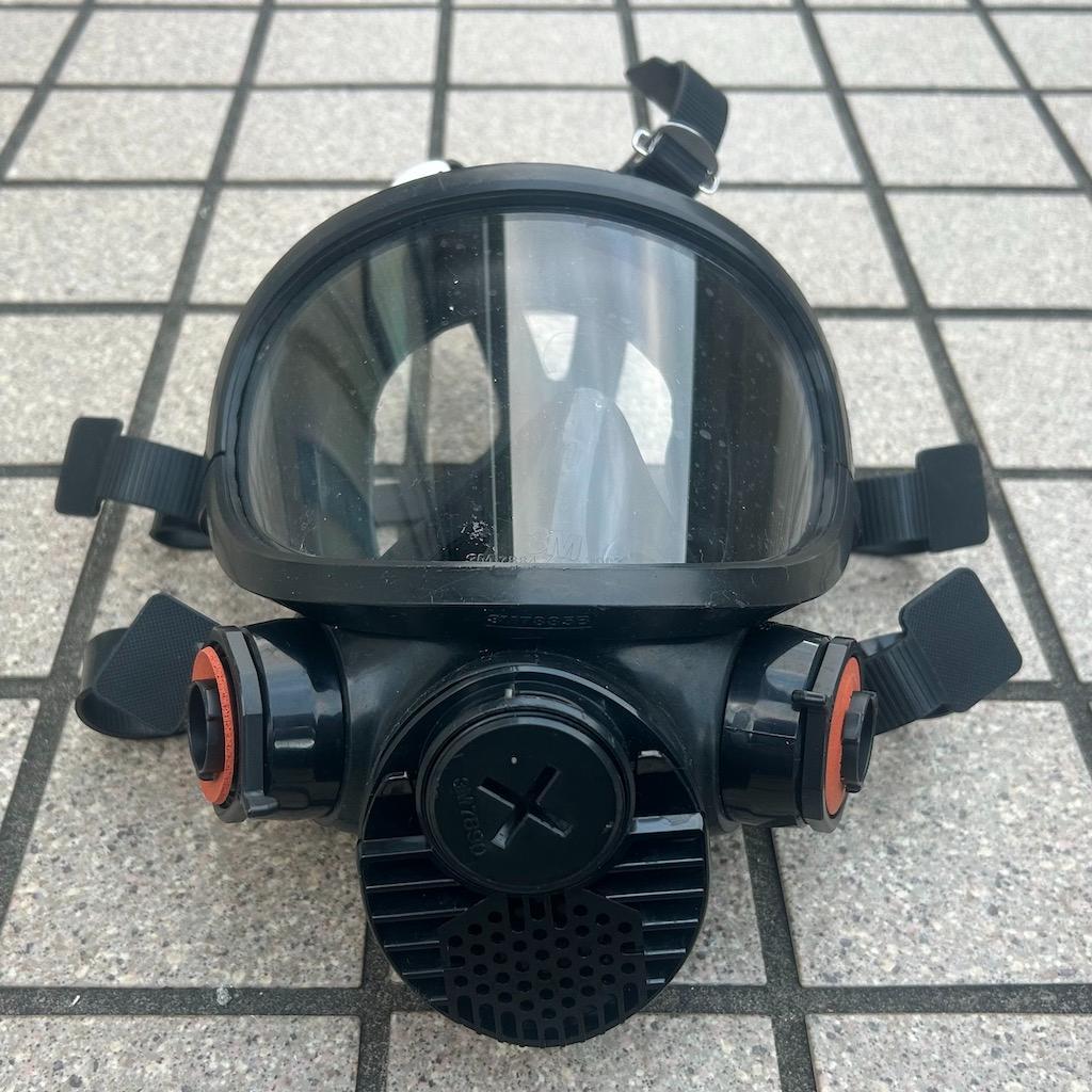 米軍 呼吸保護マスク フルフェイス・レスピレーター 3M-7800S 黒　美品