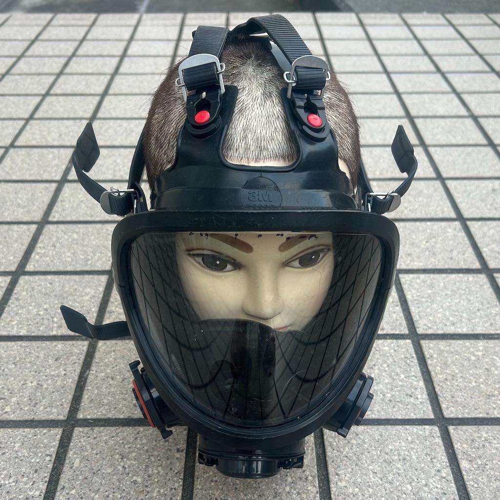 米軍 呼吸保護マスク フルフェイス・レスピレーター 3M-7800S 黒　美品