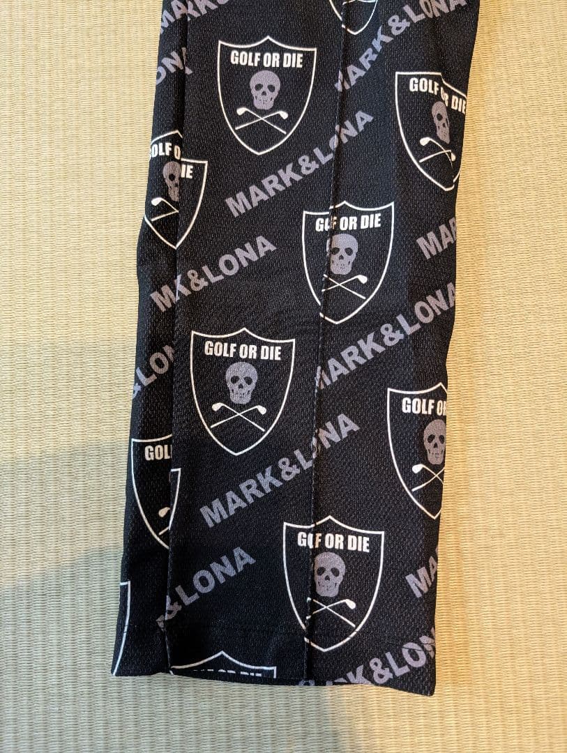 マークアンドロナ MARK&LONA ゴルフパンツ スカルデザイン