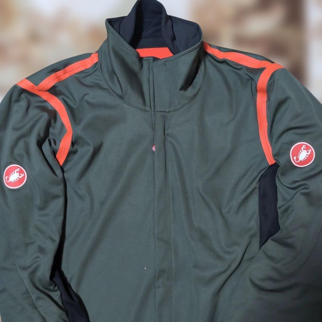 Castelli カステリAlfaROS2 ジャケット L オリーブグリーン