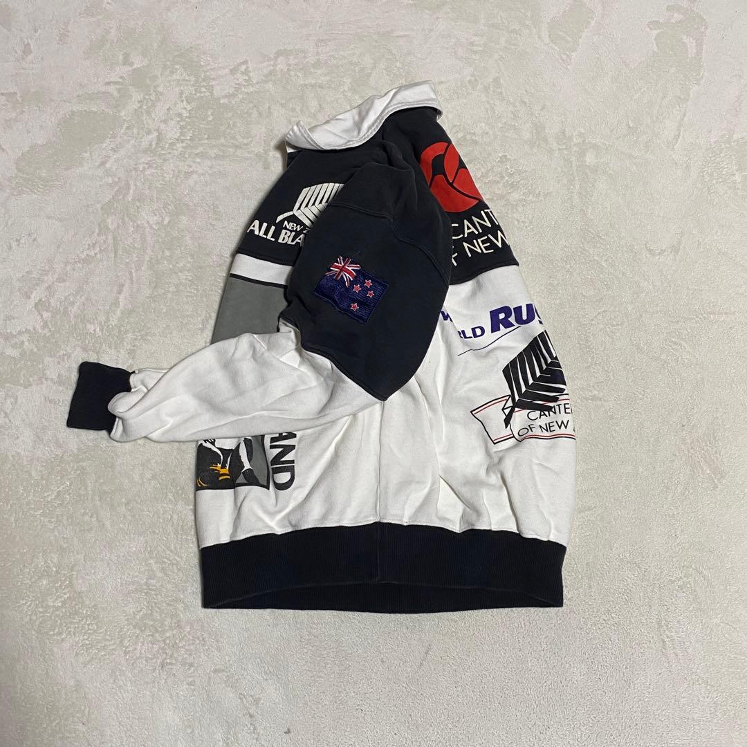90s カンタベリーニュージーランド オールブラックス スウェット ジャージ L