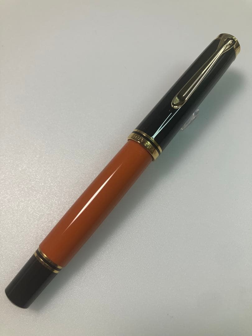 Pelikan　ペリカン　M800　バーントオレンジ　F-nib