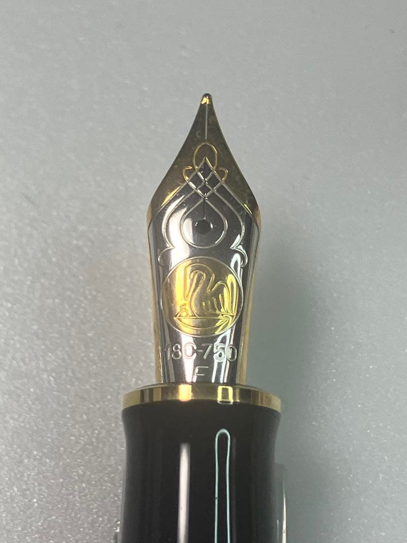 Pelikan　ペリカン　M800　バーントオレンジ　F-nib