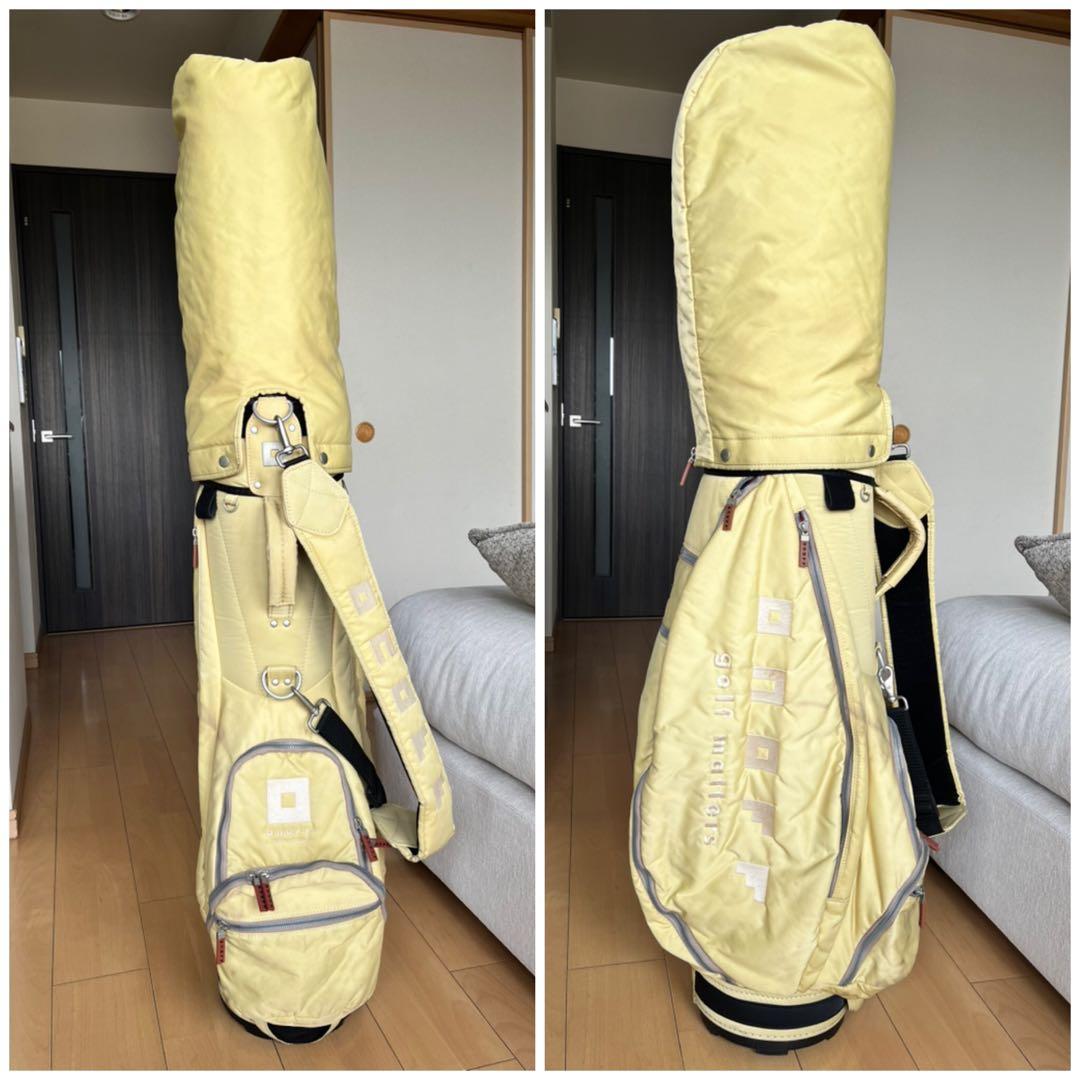 良品ONOFFオノフ カートキャディバッグ 9型軽量メンズ　レディース　クリーム