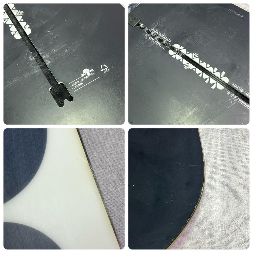 バートン KILROY CUSTOM 154cm メンズスノーボード 3点セット