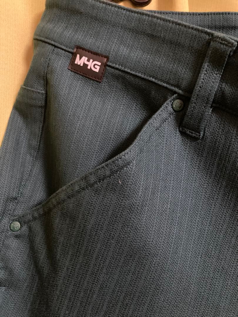 パーリーゲイツ ゴルフパンツ PGロゴ刺繍 メンズ グリーン　サイズ4