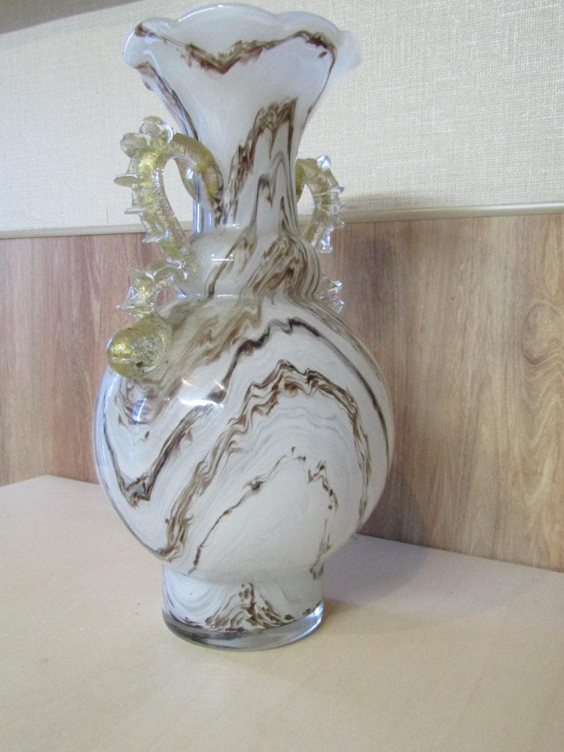 岩田硝子　花瓶　フラワーベース　ヴィンテージ