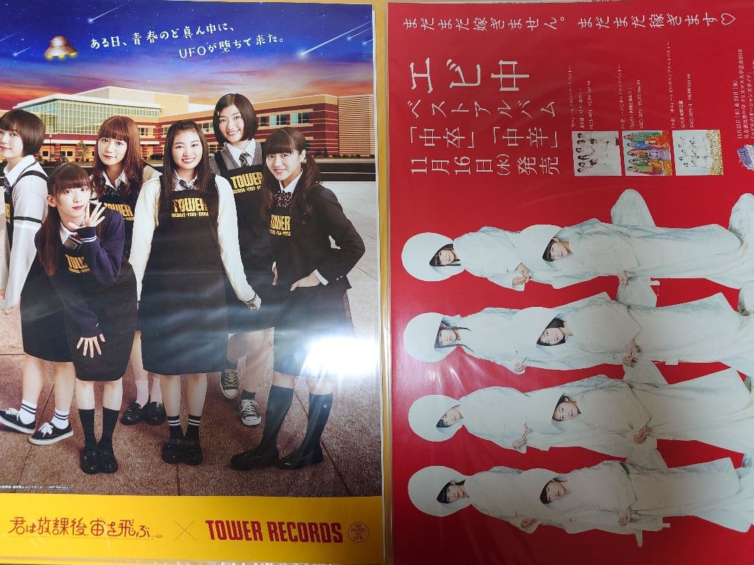 b2 ポスター　サイン　私立恵比寿中学　加村真美　大場英二　関内デビル